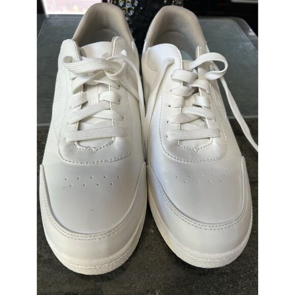 Dr. Scholl's Shoes - Dr. Scholls White Lace Up Sneakers Leather? Sz 11